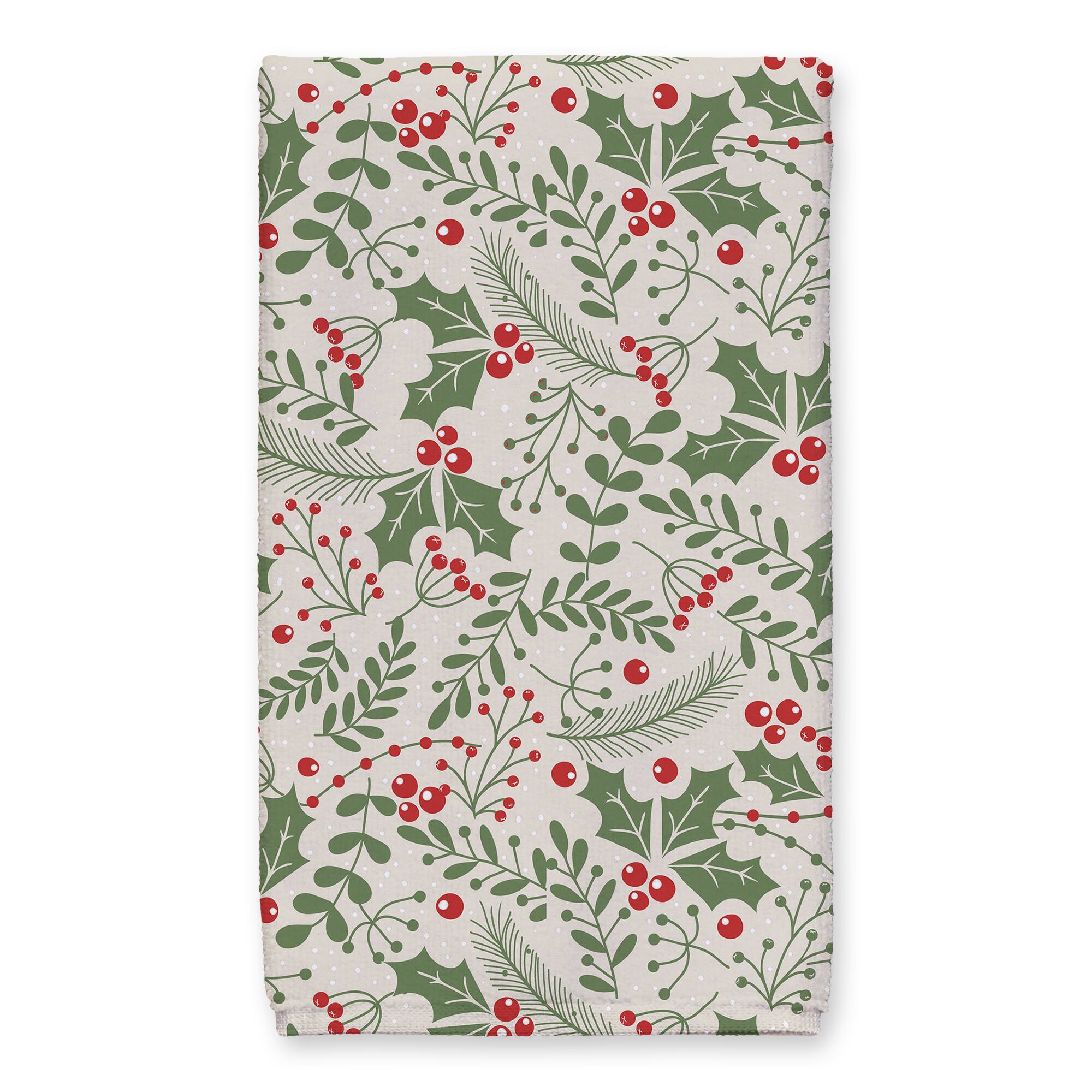 Holly Jolly Tea Towel Set